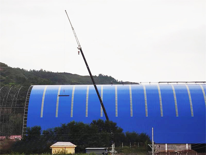 鹰潭煤棚网架工程